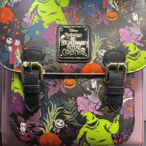Loungefly Nightmare Before Christmas Backpack - Black, Green, Purple